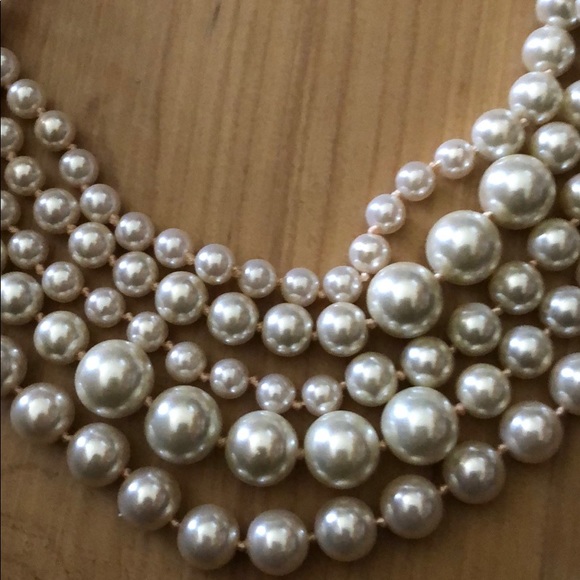 5 Strand Pearl necklace from J.Crew - Picture 2 of 4